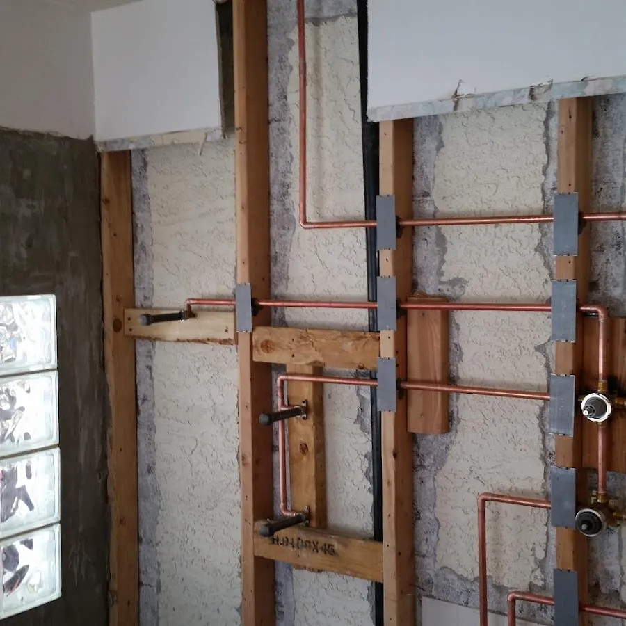 Copper pipe installation for Repiping in Lyndon